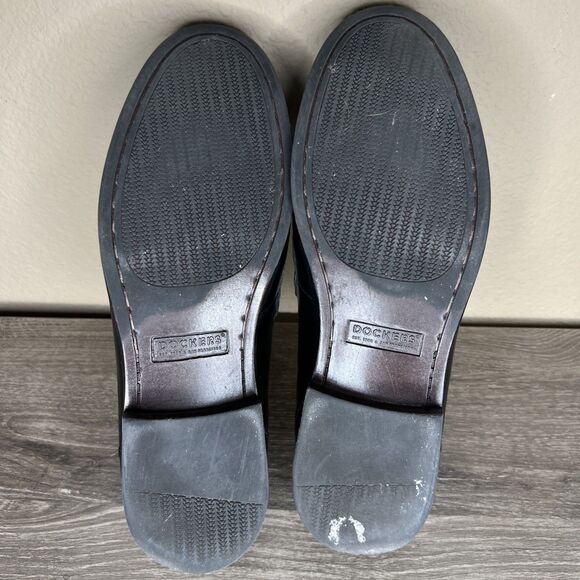 Dockers Black Penny Loafer Shoes Mens 12W Slip On Office Business Dress Preppy - Picture 7 of 10
